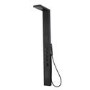 GRADE A2 - Black Thermostatic Shower Tower Panel - Provo