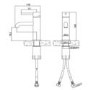 Chrome Mono Basin Mixer Tap - Arissa