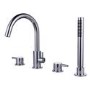 Chrome 4 Hole Bath Shower Mixer Tap - Arissa