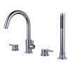 GRADE A1 - Chrome Bath Shower Mixer Tap - 4 tap hole - Arissa