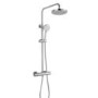Thermostatic Mixer Bar Shower with Round Overhead & Handset - Koto