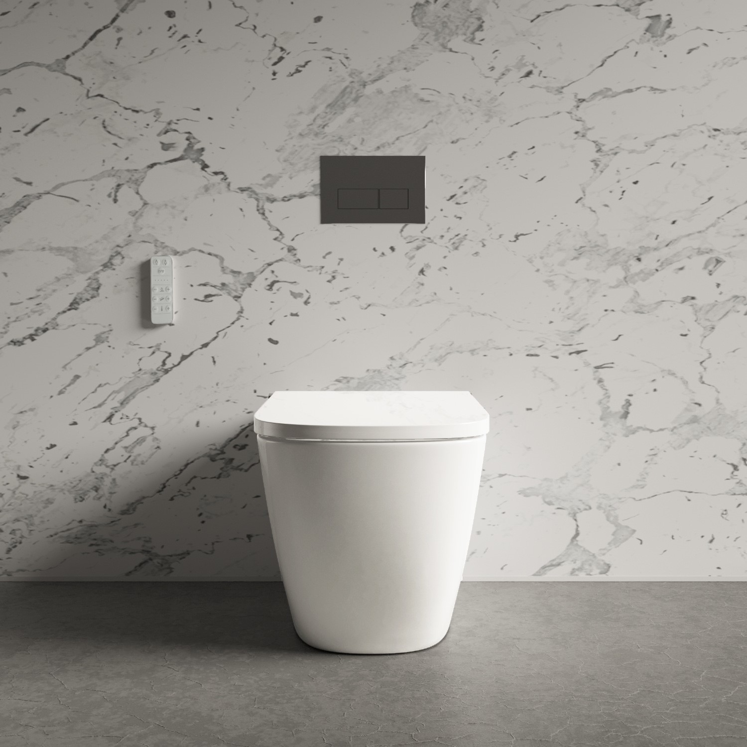 Back to Wall Smart Bidet Toilet Square - Purificare