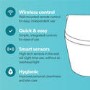 GRADE A1 - Back to Wall Bidet Toilet Combo- Built in Dryer & Spray-Purificare