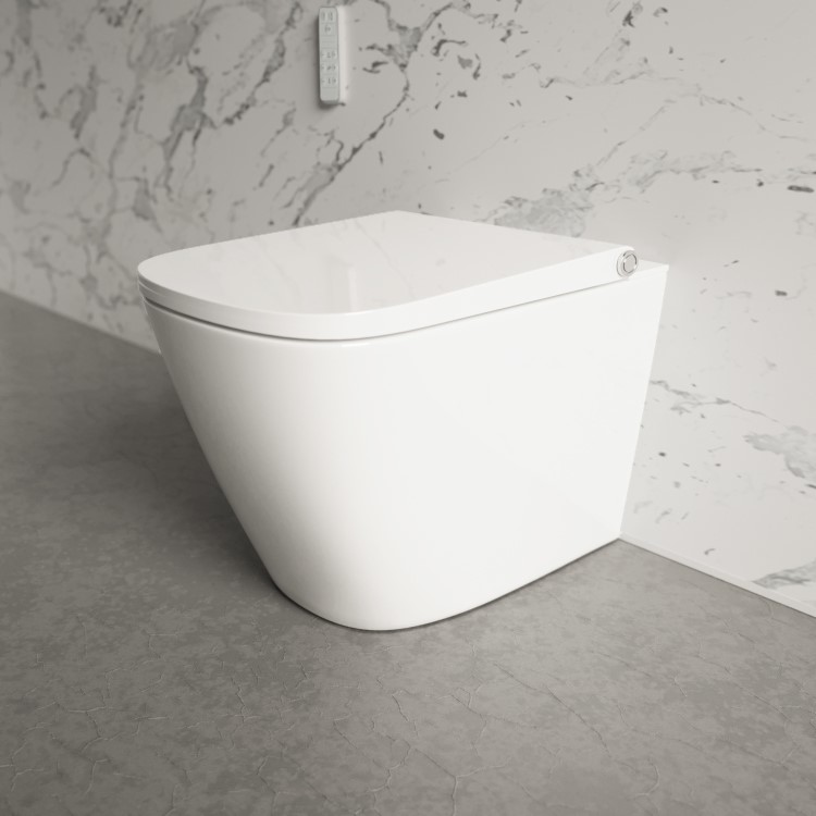Back to Wall Smart Bidet Toilet Square - Purificare