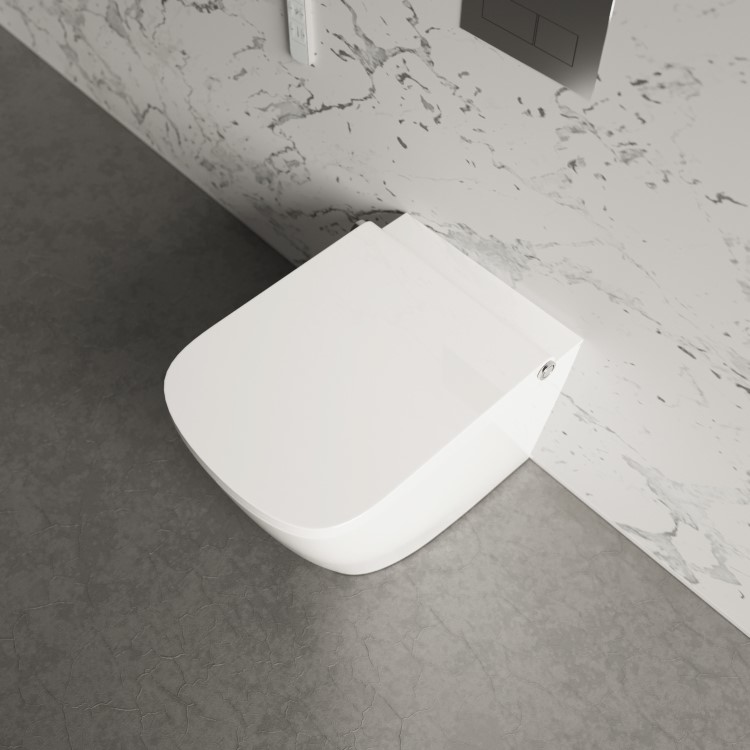 Back to Wall Smart Bidet Toilet Square - Purificare