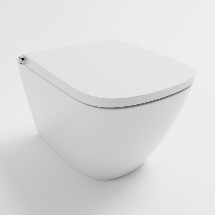 Back to Wall Smart Bidet Toilet Square - Purificare