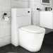 GRADE A1 - 500mm White Back to Wall Toilet Unit Only - Sion