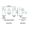 Chrome Bath Shower Mixer Tap - S9