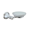 BeBa_26972 Traditional Glass Soap Dish Holder - Oxbridge