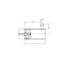 Slim Robe Hook  - Warren