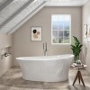 Freestanding Single Ended Slipper Bath 1700 x 830mm - Lotus