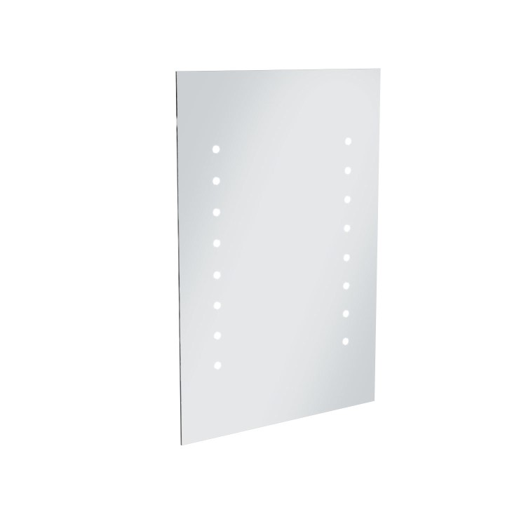 Rectangular LED Bathroom Mirror Battery Operated - 400 x 600mm - Lynx