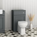 500mm Dark Grey Back to Wall Toilet Unit Only - Westbury