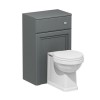GRADE A2 - Westbury 500mm WC Toilet Unit - Matt Dark Grey