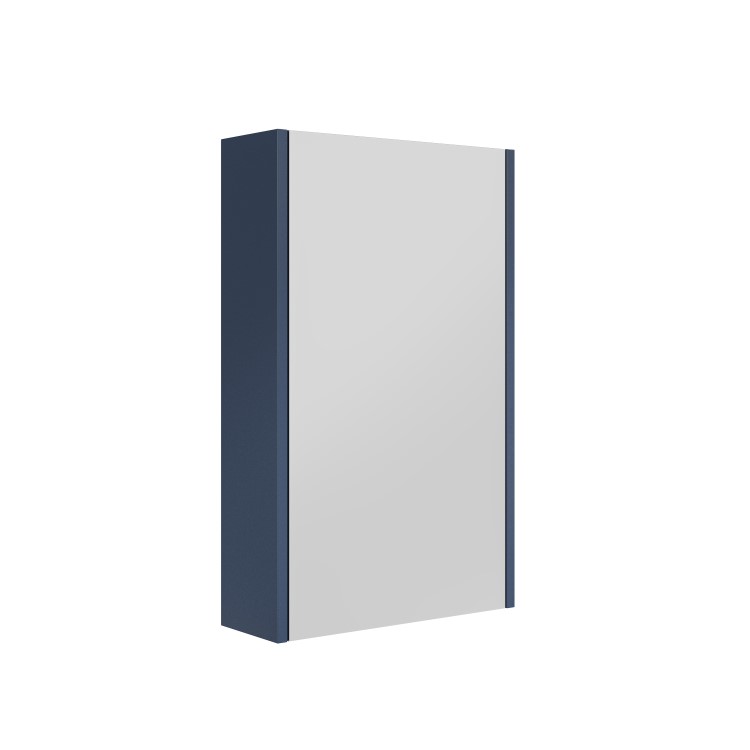 GRADE A1 - Ashford 400mm Mirror Cab - Mat Ocean Blue