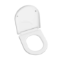 White Round Soft Close Toilet Seat with Quick Release - Pendle PP