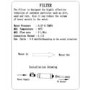 GRADE A1 - Replacement Filter for Purificare Smart Bidet Toilets