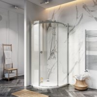 900mm Frameless Quadrant Shower Enclosure - 