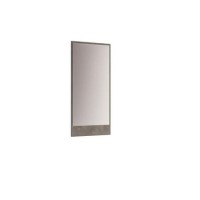 GRADE A1 - Rectangular Bathroom Mirror - 600mm - Concrete - Parma