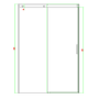 Chrome 8mm Glass Frameless Sliding Shower Door 1000mm - Aqulia