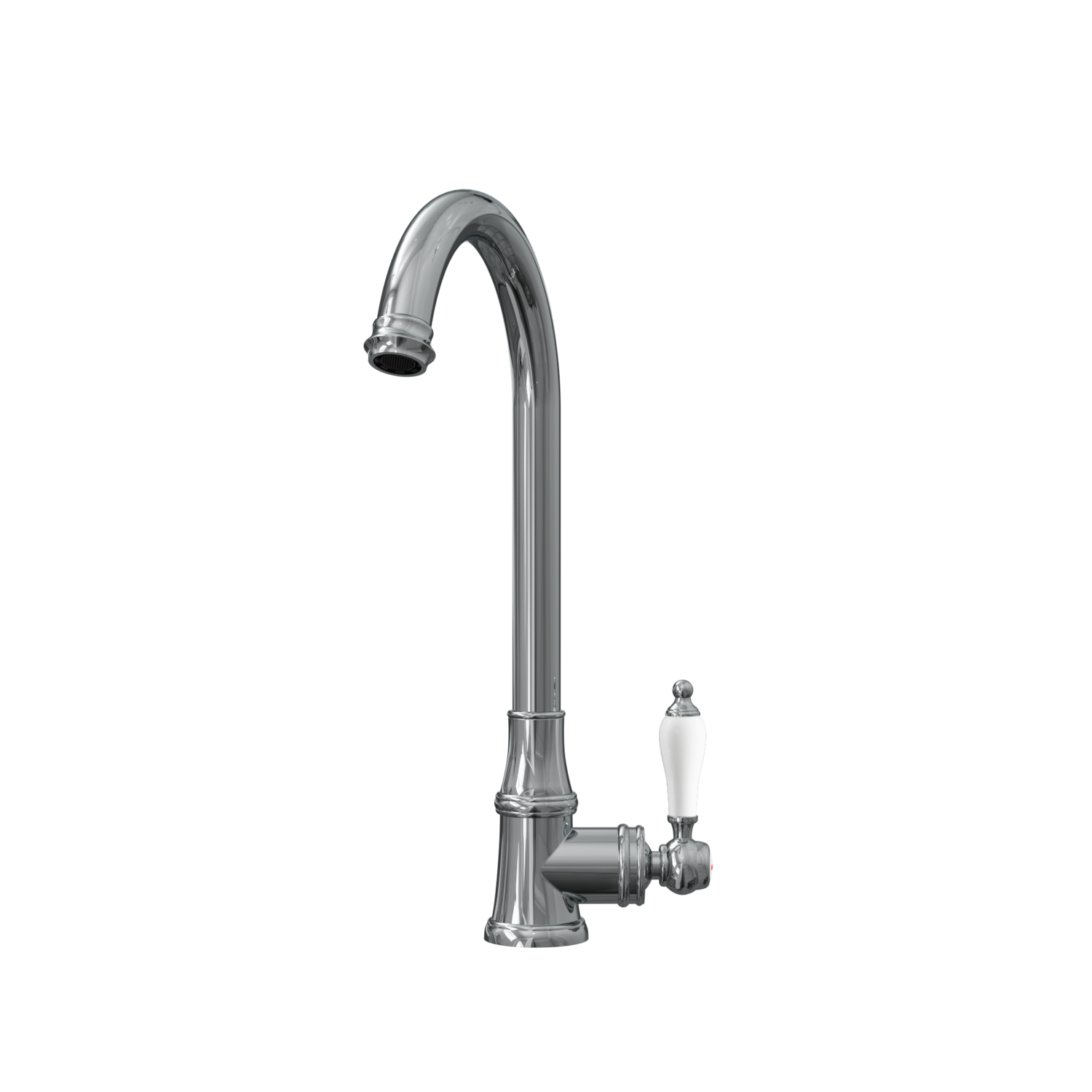 Taylor & Moore Hastings Traditional Kitchen Mixer Tap with Swivel Spout & Single Lever - Chrome