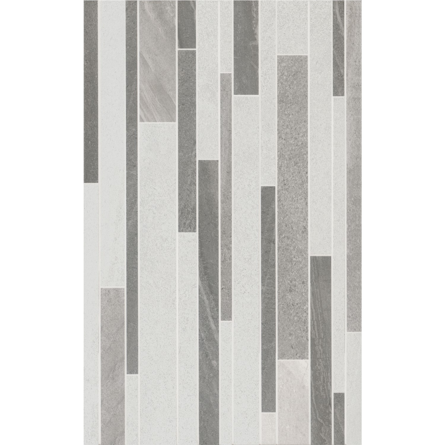 Grey Split Face Dcor Wall Tile 25 x 40cm - Zento
