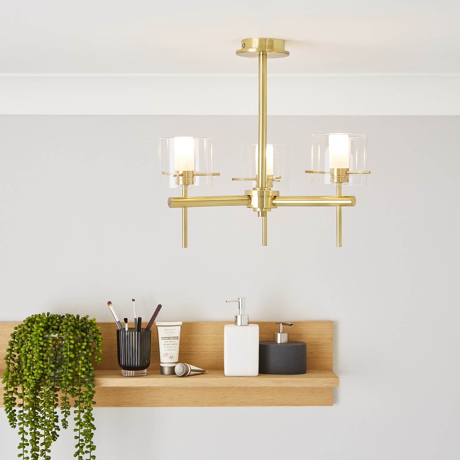 Gold Bathroom Ceiling Light - Gene