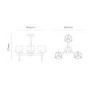 Gold Bathroom Ceiling Light - Gene