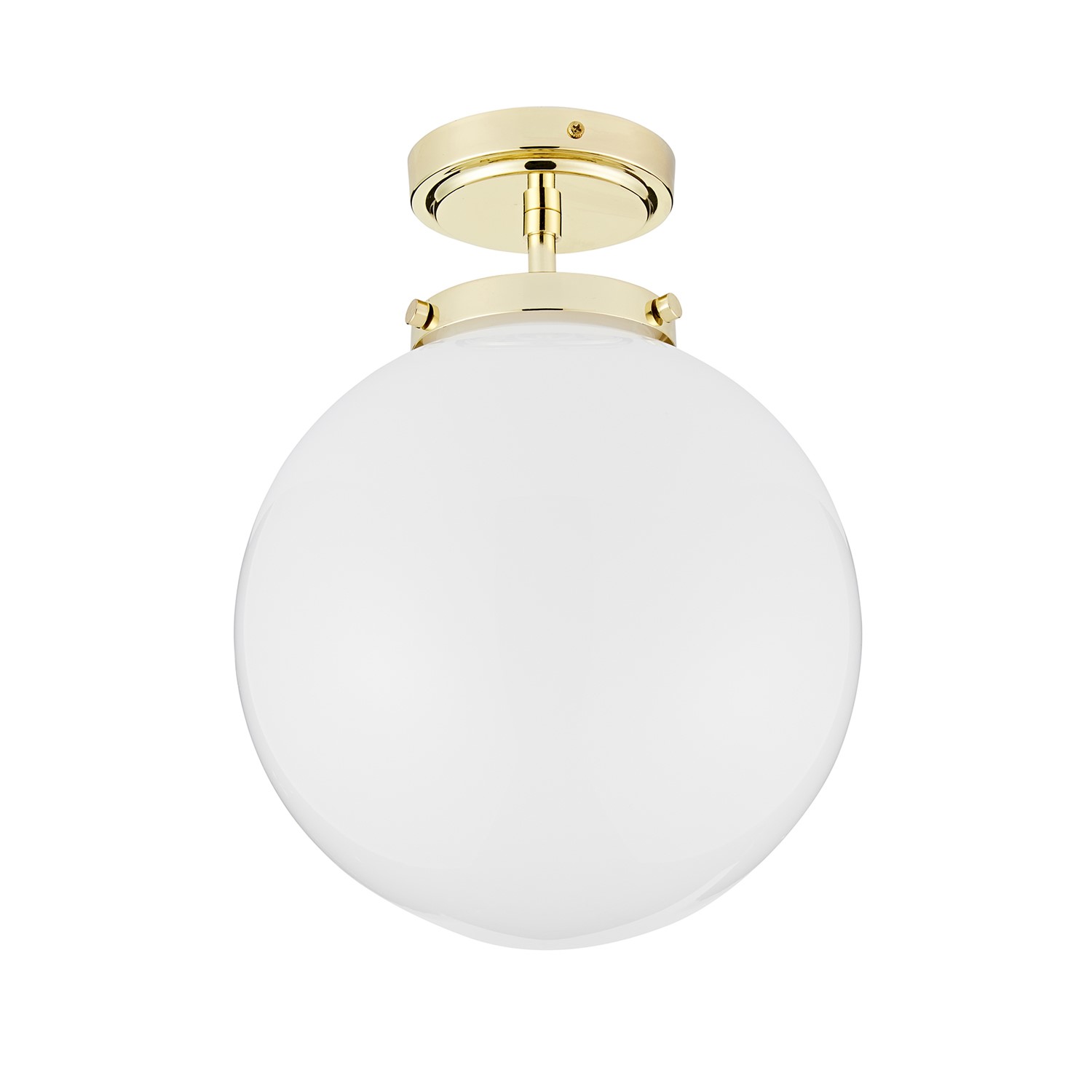 Gold Bathroom Globe Ceiling Light - Porto