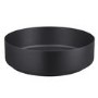 GRADE A1 - Stainless Steel Black Round Countertop Basin 400mm - Zorah