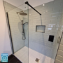 GRADE A1 - 700mm Wet Room Shower Screen- Corvus