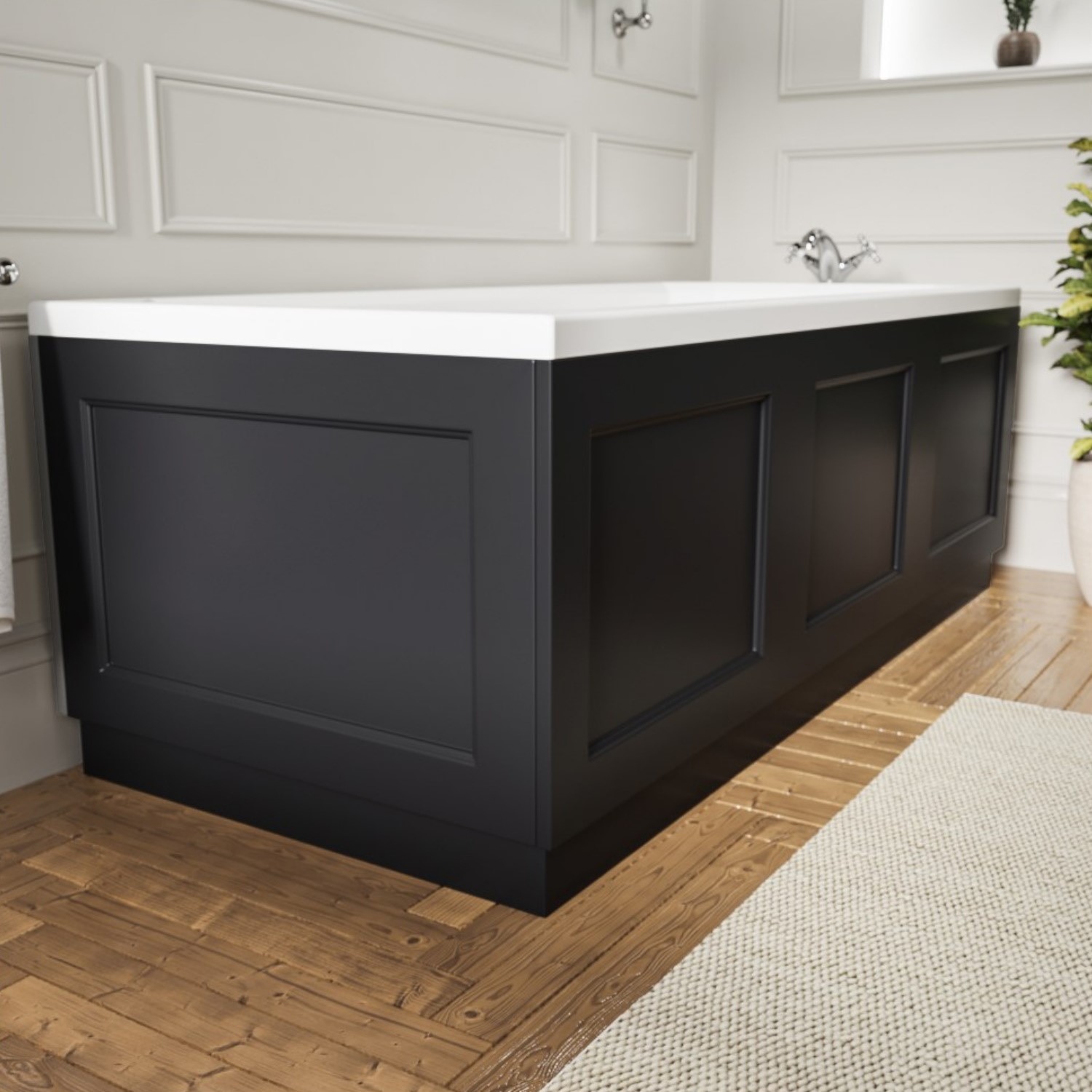 Ashbourne 700mm End Bath Panel - Anthracite