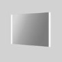 GRADE A1 - Rectangular LED Bathroom Mirror with Demister & Shaver Socket 1000x700mm -Pegasus 