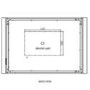 GRADE A1 - Rectangular LED Bathroom Mirror with Demister & Shaver Socket 1000x700mm -Pegasus 