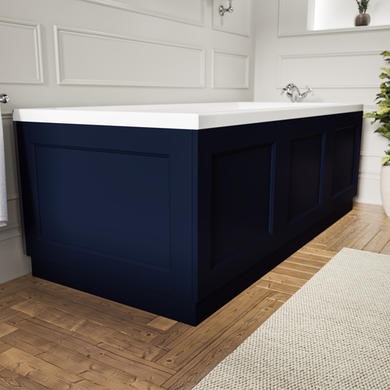 Ashbourne 800mm End Bath Panel - Indigo Blue