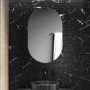 GRADE A1 - Oval LED Bathroom Mirror with Demister 500 x 800mm - Irena 