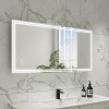 Rectangular LED Heated Bathroom Mirror with Bluetooth 1200x600mm -Antila