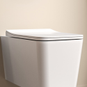 BeBa_27668 Augusta Soft Close Toilet Seat - Matt White