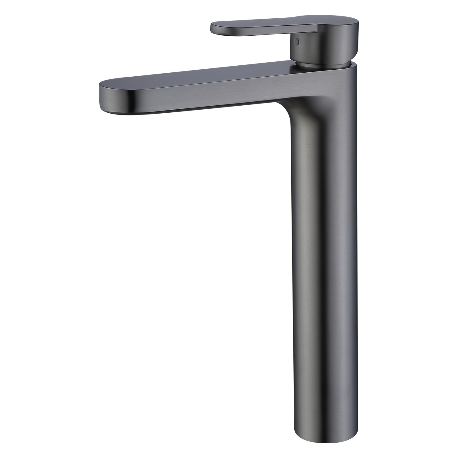 Tall Gunmetal Mono Basin Mixer Tap - Zorah