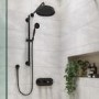 GRADE A1 - Camden Concealed Thermostatic Shower Valve 2 Outlet - Matt Black