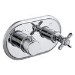 Chrome Traditional 1 Outlet Concealed Thermostatic Shower Valve with Dual Contol- Camden