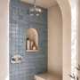 Chrome Traditional 1 Outlet Concealed Thermostatic Shower Valve with Dual Contol- Camden