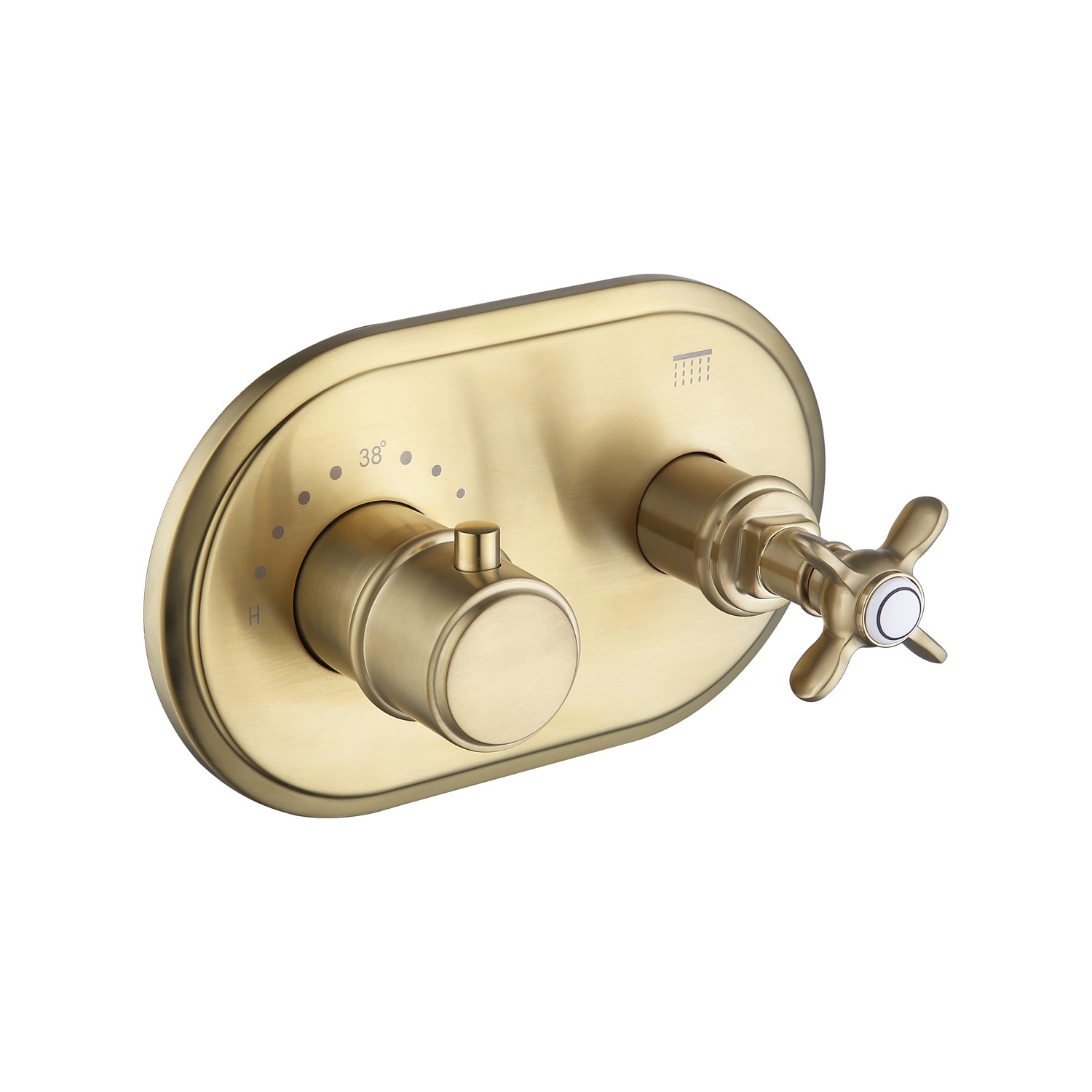 Brass Concealed Thermostatic Shower Valve 1 Outlet - Camden