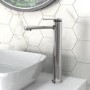 Tall Chrome Mono Basin Mixer Tap - Meko
