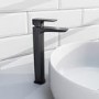 Tall Black Mono Basin Mixer Tap  - Zana