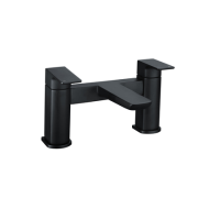 GRADE A2 - Black Bath Mixer Tap - Zana