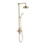 GRADE A1 - Brushed Brass Traditional Shower Set - Camden