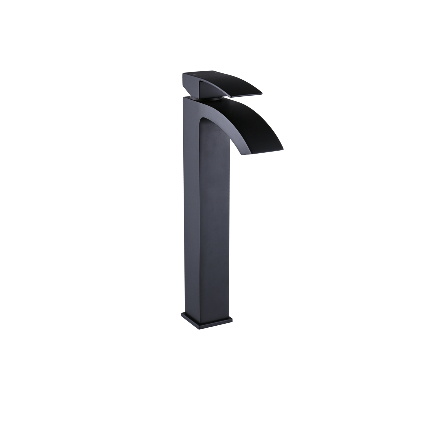 Tall Black Mono Basin Mixer Tap