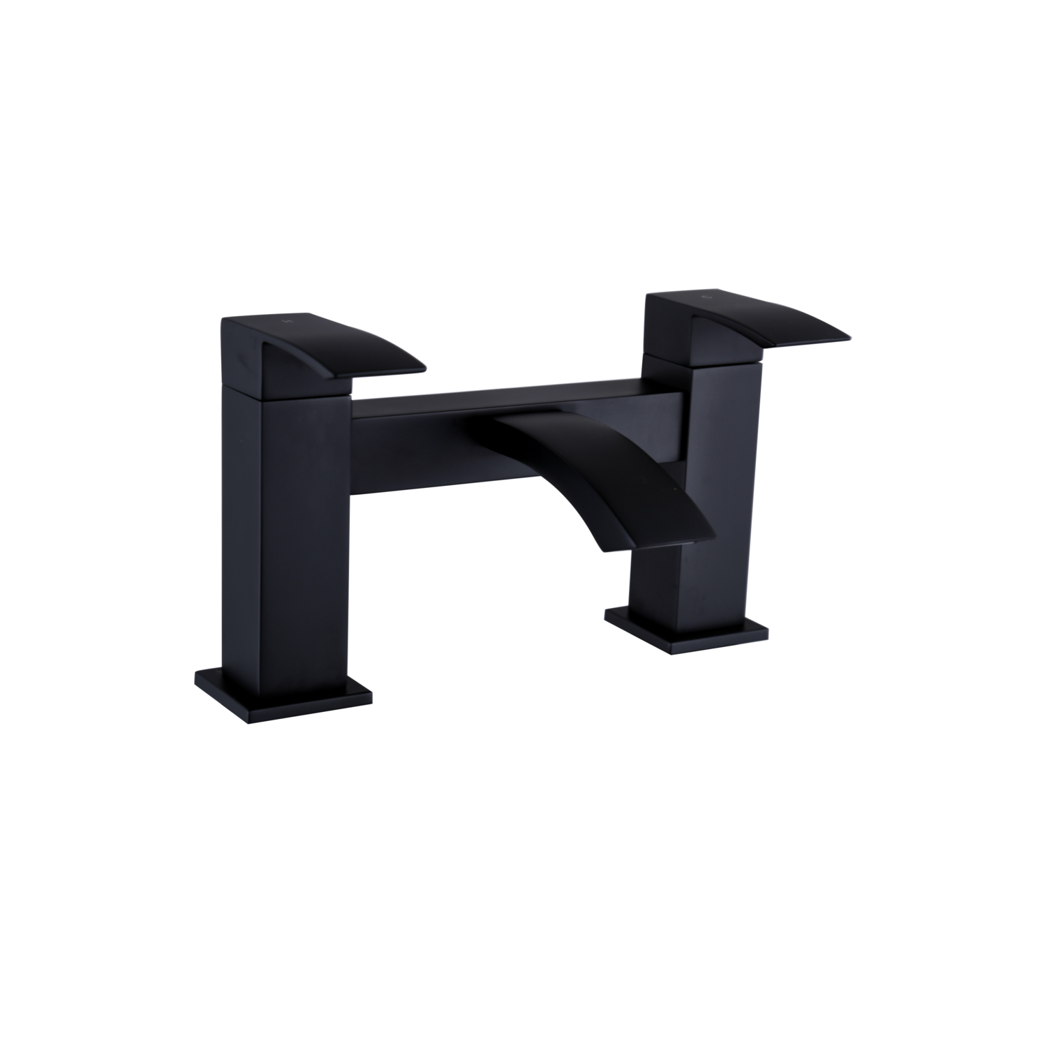 Black Bath Mixer Tap - Wave