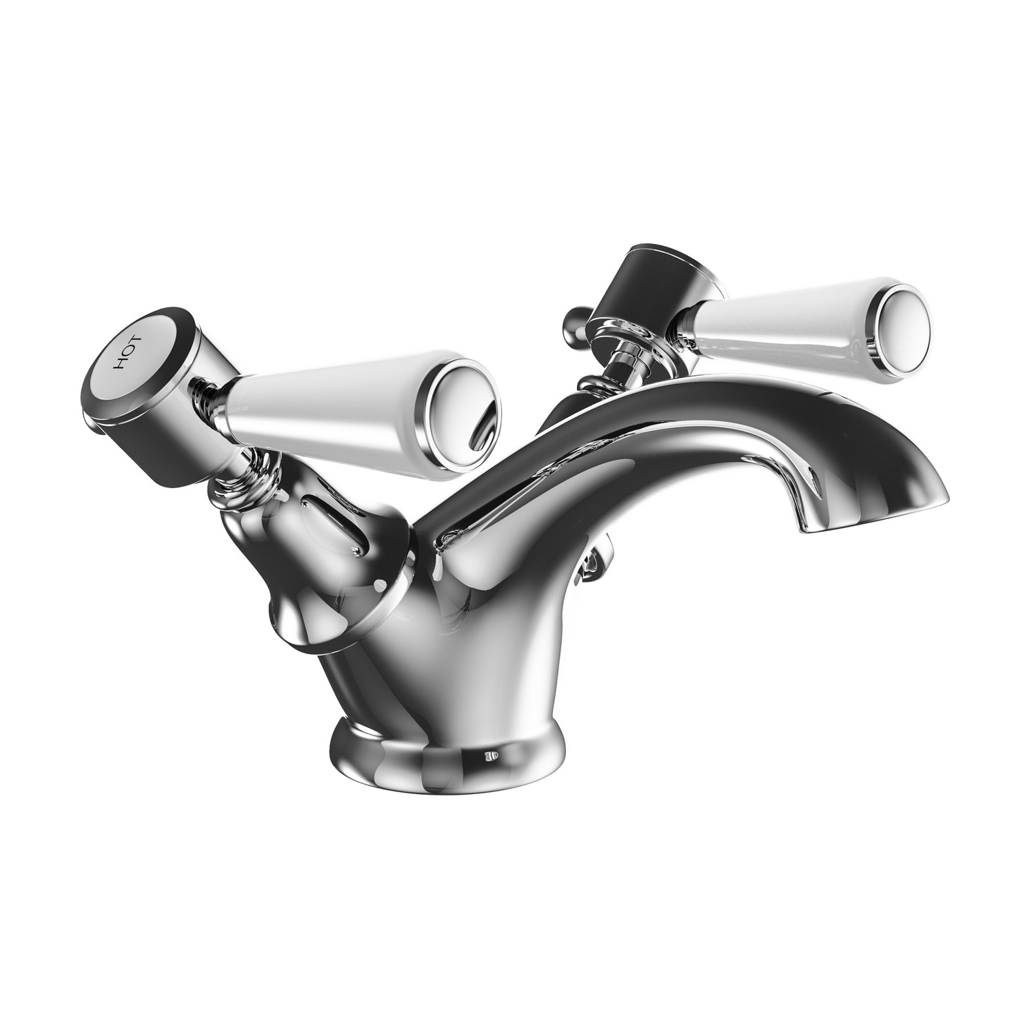 Chrome Basin Mixer Tap - Helston